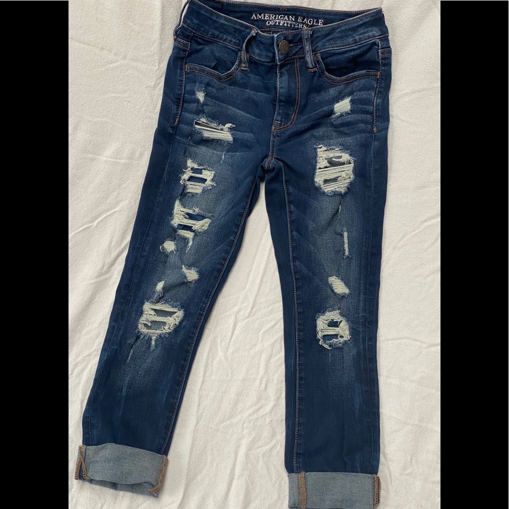 American Eagle Super Stretch Jegging Crop